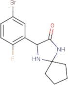 3-(5-Bromo-2-fluorophenyl)-1,4-diazaspiro[4.4]nonan-2-one