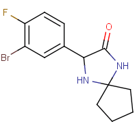 3-(3-Bromo-4-fluorophenyl)-1,4-diazaspiro[4.4]nonan-2-one
