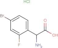 2-Amino-2-(4-bromo-2-fluorophenyl)acetic acid hydrochloride