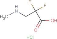2,2-Difluoro-3-(methylamino)propanoic acid hydrochloride