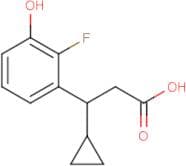 3-Cyclopropyl-3-(2-fluoro-3-hydroxyphenyl)propanoic acid
