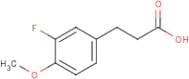 3-(3-Fluoro-4-methoxyphenyl)propionic acid