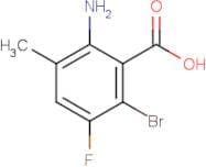 2-Amino-6-bromo-5-fluoro-3-methylbenzoic acid