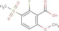 2-Fluoro-6-methoxy-3-(methylsulfonyl)benzoic acid