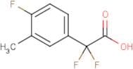 2,2-Difluoro-2-(4-fluoro-3-methylphenyl)acetic acid