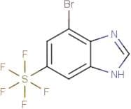 4-Bromo-6-(pentafluorothio)-1H-benzimidazole