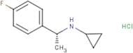 N-[(1R)-1-(4-Fluorophenyl)ethyl]cyclopropanamine hydrochloride