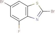 2,6-Dibromo-4-fluoro-1,3-benzothiazole