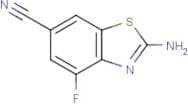 2-Amino-4-fluoro-1,3-benzothiazole-6-carbonitrile