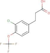 3-[3-Chloro-4-(trifluoromethoxy)phenyl]propanoic acid