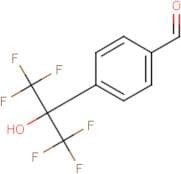 4-[2,2,2-Trifluoro-1-hydroxy-1-(trifluoromethyl)ethyl]benzaldehyde