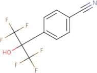 4-[2,2,2-Trifluoro-1-hydroxy-1-(trifluoromethyl)ethyl]benzonitrile