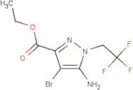Ethyl 5-amino-4-bromo-1-(2,2,2-trifluoroethyl)pyrazole-3-carboxylate