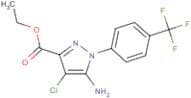 Ethyl 5-amino-4-chloro-1-[4-(trifluoromethyl)phenyl]pyrazole-3-carboxylate