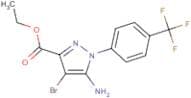 Ethyl 5-amino-4-bromo-1-[4-(trifluoromethyl)phenyl]pyrazole-3-carboxylate