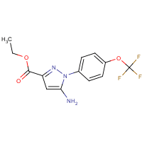 Ethyl 5-amino-1-[4-(trifluoromethoxy)phenyl]pyrazole-3-carboxylate