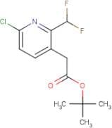 tert-Butyl 2-[6-chloro-2-(difluoromethyl)-3-pyridyl]acetate