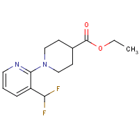 Ethyl 1-[3-(difluoromEthyl)-2-pyridyl]piperidine-4-carboxylate