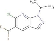 6-Chloro-5-(difluoromethyl)-1-isopropyl-pyrazolo[3,4-b]pyridine