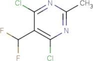4,6-Dichloro-5-(difluoromethyl)-2-methyl-pyrimidine