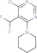 4-Chloro-5-(difluoromethyl)-6-(1-piperidyl)pyrimidine