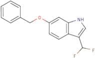 6-benzyloxy-3-(difluoromethyl)-1H-indole