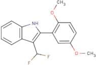 3-(Difluoromethyl)-2-(2,5-dimethoxyphenyl)-1H-indole