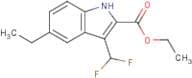 Ethyl 3-(difluoromEthyl)-5-Ethyl-1H-indole-2-carboxylate
