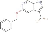 5-benzyloxy-3-(difluoromethyl)-1H-pyrrolo[2,3-c]pyridine