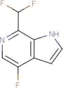 7-(Difluoromethyl)-4-fluoro-1H-pyrrolo[2,3-c]pyridine