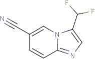 3-(Difluoromethyl)imidazo[1,2-a]pyridine-6-carbonitrile