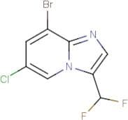 8-Bromo-6-chloro-3-(difluoromethyl)imidazo[1,2-a]pyridine
