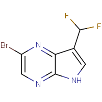 2-Bromo-7-(difluoromethyl)-5H-pyrrolo[2,3-b]pyrazine