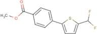 Methyl 4-[5-(difluoromethyl)-2-thienyl]benzoate