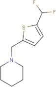 1-[[5-(Difluoromethyl)-2-thienyl]methyl]piperidine