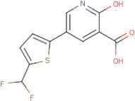 5-[5-(Difluoromethyl)-2-thienyl]-2-hydroxypyridine-3-carboxylic acid