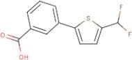 3-[5-(Difluoromethyl)-2-thienyl]benzoic acid