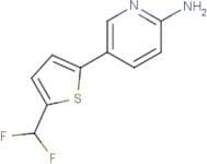 5-[5-(Difluoromethyl)-2-thienyl]pyridin-2-amine