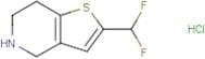 2-(Difluoromethyl)-4,5,6,7-tetrahydrothieno[3,2-c]pyridine hydrochloride