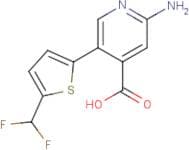 2-Amino-5-[5-(difluoromethyl)-2-thienyl]isonicotinic acid