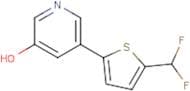 5-[5-(Difluoromethyl)-2-thienyl]pyridin-3-ol