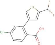 4-Chloro-2-[5-(difluoromethyl)-3-thienyl]benzoic acid