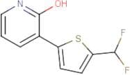 3-[5-(Difluoromethyl)-2-thienyl]pyridin-2-ol