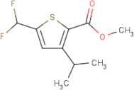 Methyl 5-(difluoromethyl)-3-isopropyl-thiophene-2-carboxylate