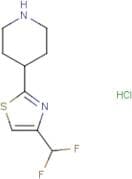 4-(Difluoromethyl)-2-(4-piperidyl)thiazole hydrochloride