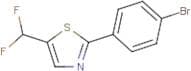 2-(4-Bromophenyl)-5-(difluoromethyl)thiazole