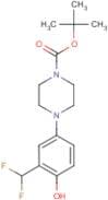 tert-Butyl 4-[3-(difluoromethyl)-4-hydroxy-phenyl]piperazine-1-carboxylate