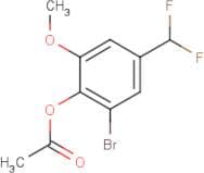 [2-Bromo-4-(difluoromethyl)-6-methoxy-phenyl] acetate