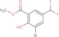 Methyl 3-bromo-5-(difluoromethyl)-2-hydroxy-benzoate