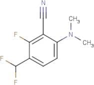 3-(Difluoromethyl)-6-(dimethylamino)-2-fluoro-benzonitrile